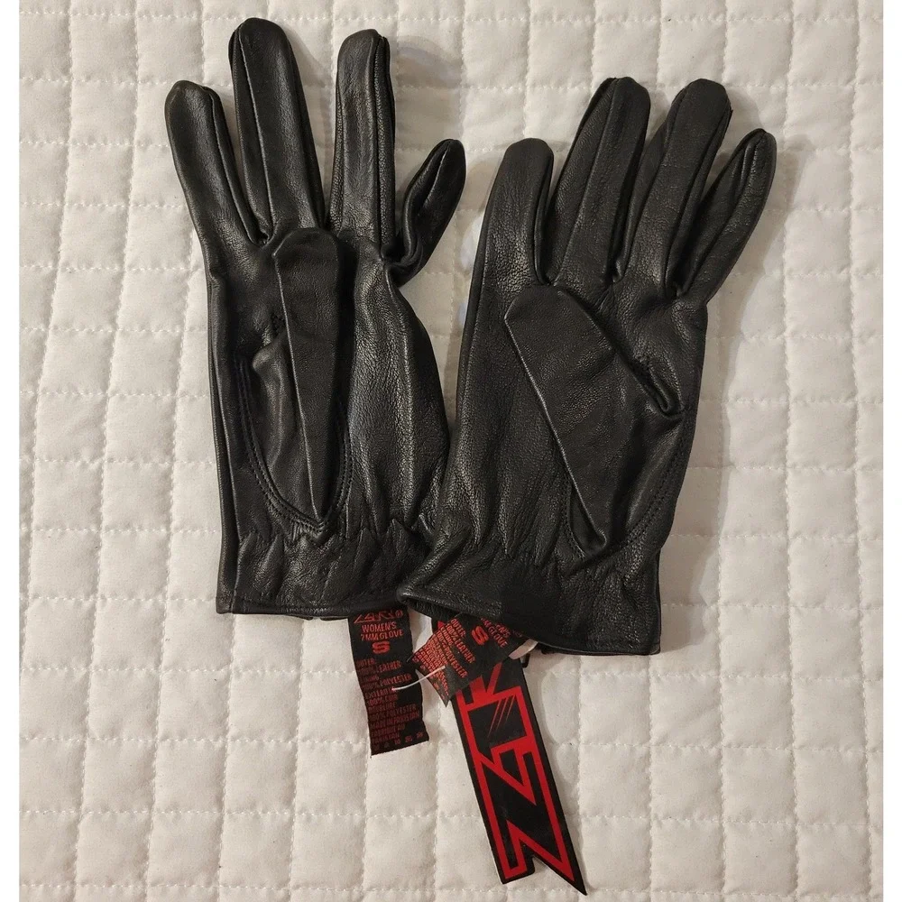Y2K Z1R Black‎ Leather Gloves Women's Driving Motorcycle Hunting Winter Outdoors